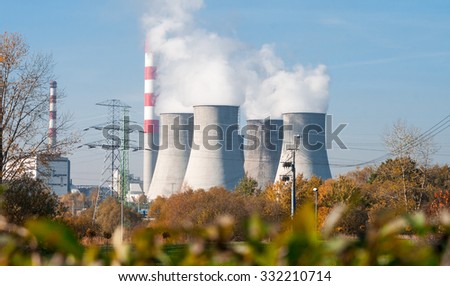 Coal powerstation in Laziska, Poland