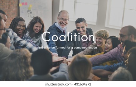 Coalition Association Alliance Corporate Union Concept