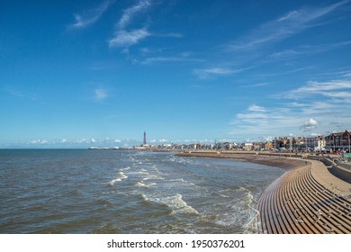 Coast Of Blackpool England In Summer