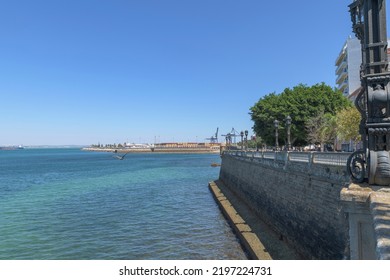 Coast Of The City Of Cádiz, Spain - 19 August 2022