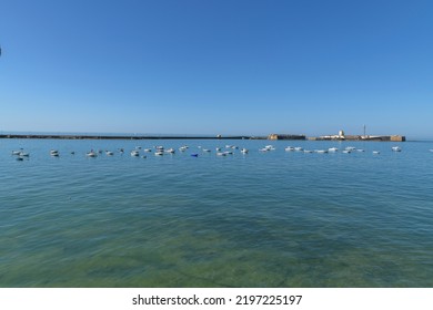 Coast Of The City Of Cádiz, Spain - 19 August 2022