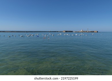 Coast Of The City Of Cádiz, Spain - 19 August 2022