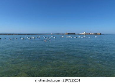 Coast Of The City Of Cádiz, Spain - 19 August 2022