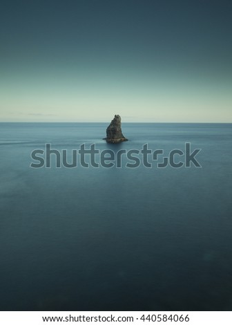 Similar – Blick auf Faraglioni, Scopello, Trapani, Sizilien, bei Sonnenaufgang