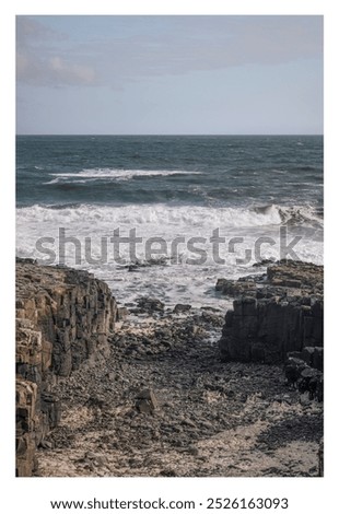 Similar – stormy sea Umwelt Natur