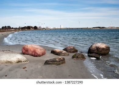 The Coast Of Denmark. Amager Beach.