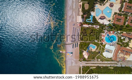 Similar – Aerial View Of Costinesti Beach Resort In Romania At The Black Sea