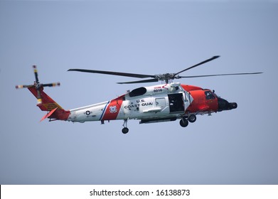 Coast Guard Jayhwak Helicopter Hovering