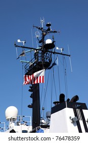 Coast Guard Mast & Electronics, Astoria OR.