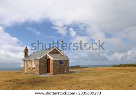 Similar – Image, Stock Photo Smokehouse II White Red 2