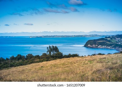 Coast Landscape At Chiloé Island In Chile.