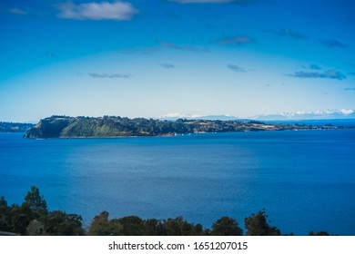 Coast Landscape At Chiloé Island In Chile.