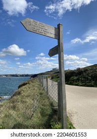 Coast Path Sign, South West England.