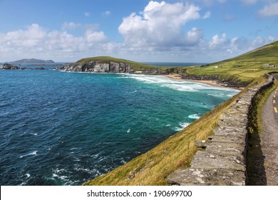 Coast Road At Slea Head Drive