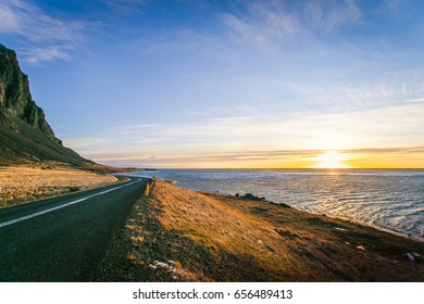 Coast Road Sunrise Time, Iceland