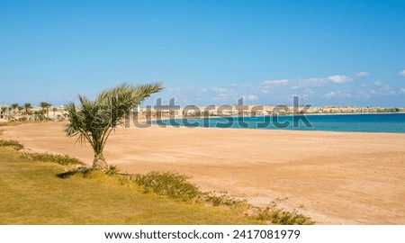  the coast of Sahl Hashish for banner background