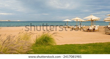 the coast of Sahl Hashish for banner background