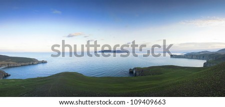 Similar – Image, Stock Photo View from Old Man of Storr