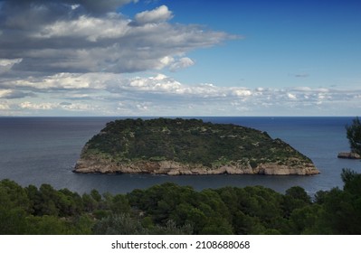 Coast of Valencian Community in Alicante province, view from Mirador Pons Ibanez viewpoint