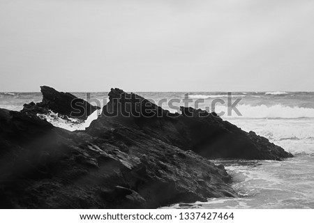 Similar – drained Beach Nature Sand