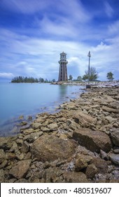 Coastal Beach In Langkawi Island (pulau Langkawi), Kedah, Malaysia.