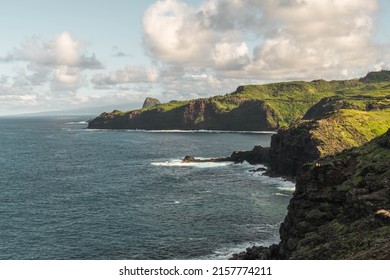 Coastal Bluffs Of Hawaiian Islands