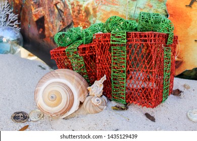 Coastal Christmas Decor In St Augustine, Florida