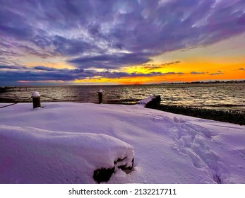 Coastal Connecticut Winter - Point Beach