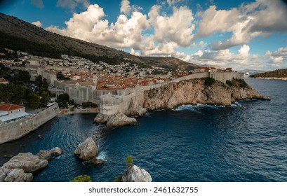 Coastal fortress of Dubrovnik, Croatia - Powered by Shutterstock