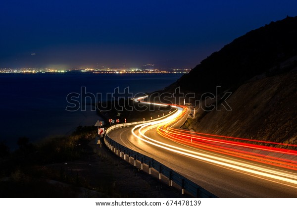 Coastal highway. Mudanya,\
Bursa, Turkey