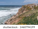 Coastal landscape of Apollonia National Park is located on Cape Kurkar (limestone sandstone) on the sea coast north of Herzliya. Israel