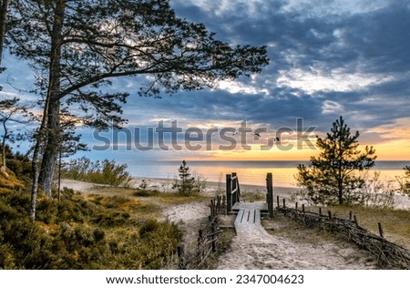 Similar – Foto Bild Ostseeküste in Polen