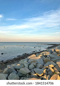 Coastal New England Beach Landscape