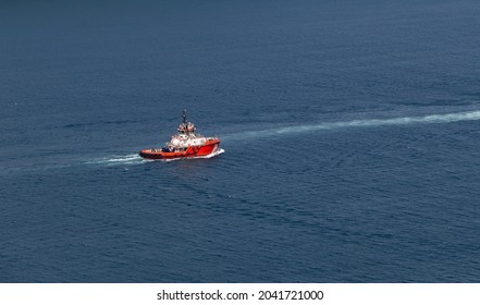 Coastal safety ship, Bosporus strait. Turkey. - Shutterstock ID 2041721000