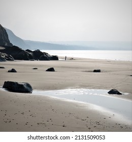 Coastal Sea Coast Cardigan Bay  Wales