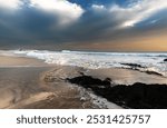 coastal storm Currumbin beach Gold Coast