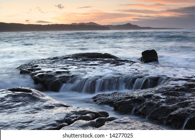 Coastal Sunset, East Cape, New Zealand.