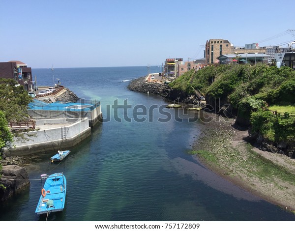 Coastal Walk Jeju Island South Korea Stock Photo Edit Now 757172809