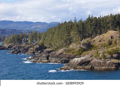 Coastline Of East Sooke, Vancouver Island, BC, Canada