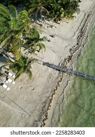 Coastline of Mexico. Mahahual beach. - Shutterstock ID 2258283403