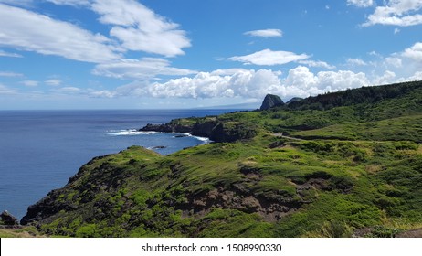 Coastline Of The North Shore Of Maui, Hawaii