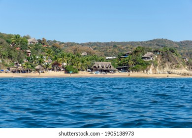 Coastline In Oaxaca Mexico Beach