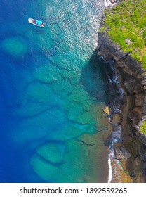 the coastline in Okinawa Japan