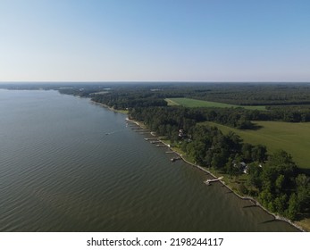 The Coastline Of The Rappahannock River