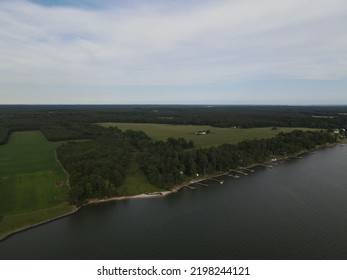 The Coastline Of The Rappahannock River