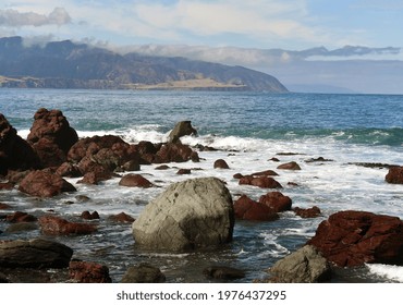 Coastline At Red Rocks Wellington