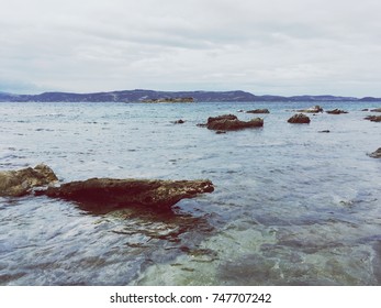 The coastline view