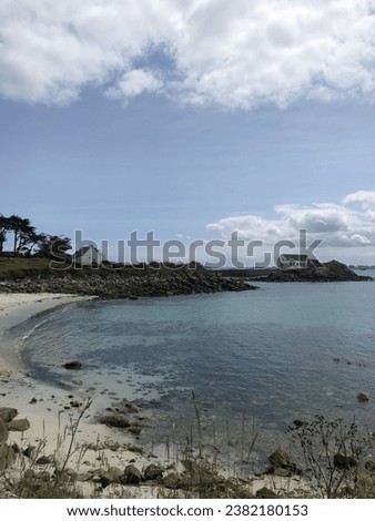 The coasts of the Breton islands