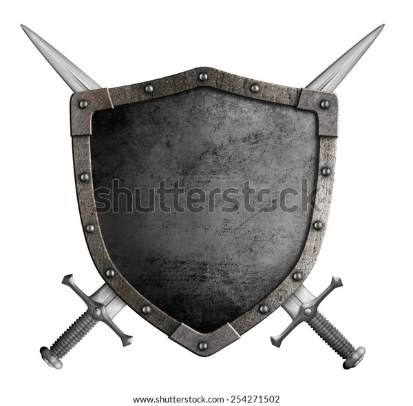 Coat Arms Medieval Knight Shield Crossed Stock Photo (Edit Now) 254271502