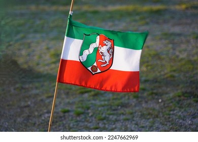 The coat of arms of north rhine westphalia                                - Shutterstock ID 2247662969